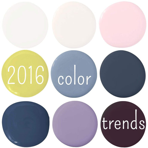 2016 Room Decorating Color Trends