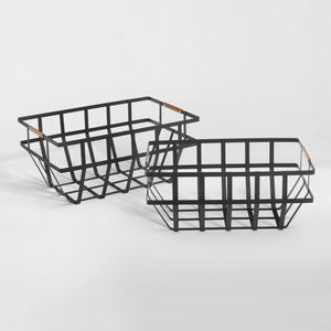 Flat Metal Baskets