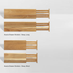 Acacia Drawer Dividers