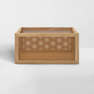 Perforated Acacia Baskets