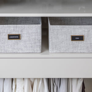 Closets & Mudroom Label Set